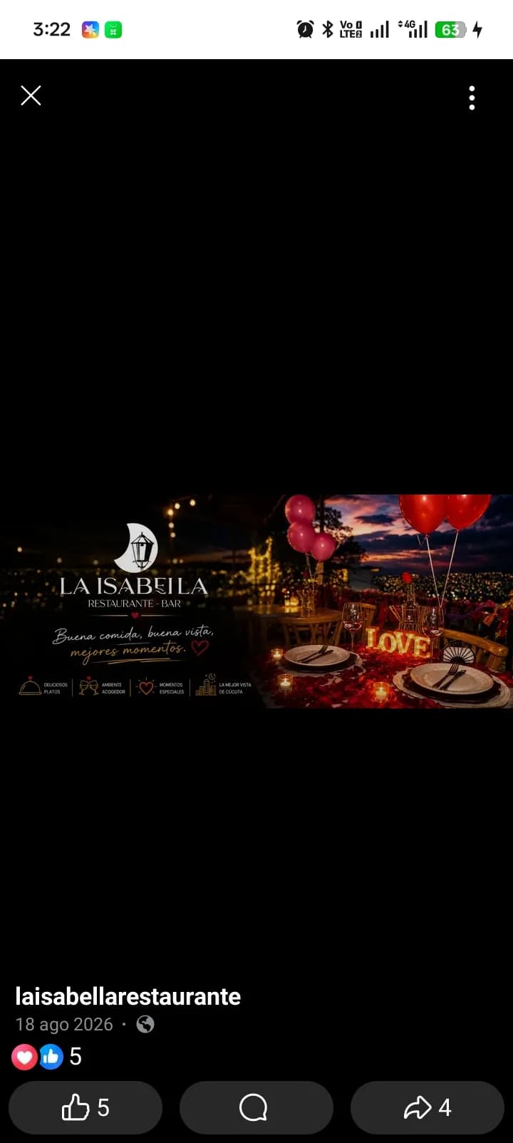 La isabella banner